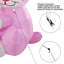 Lapin de Pâques avec panier gonflable
