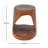 MGO Hollow Side Table-1068962589