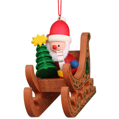 Imboden 2.75'' Wood Hanging Figurine Ornament