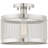 1 Light Semi Flush mount ceiling light fixture with Stainless Mesh Shade-442282950