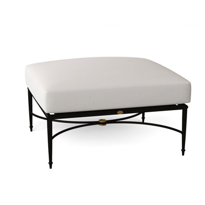 Repose-pieds d'extérieur avec coussin Roma
