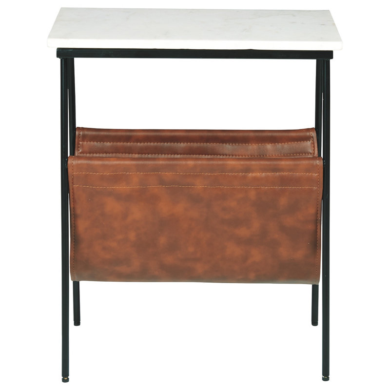 Tellis Marble Top End Table