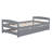 Platform Bed With Trundle-1279009952