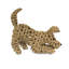 13 "tissé à la main Statue de chien jouant une sculpture Figurine Home Decor