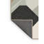 Tapis beige moelleux moelleux à motif géométrique minimaliste-525253442
