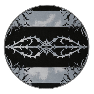 Tapis noir Dahlia