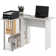 41.14'' W L-Shaped Computer Desk with Bookshelf