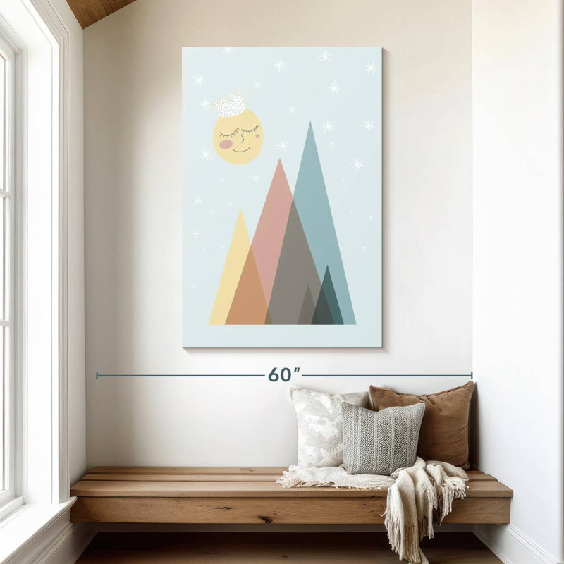 Avery Pastel Scandi Nursery I, H 48 po x l 32 po