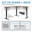 Bureau en L 60 po Primo