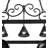 Steel Handcrafted Rectangle Hanging Pot Rack