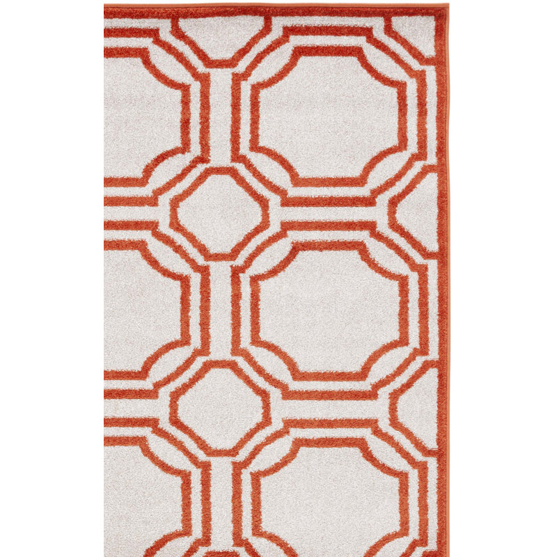 Tapis performance géométrique Amherst, Rectangle 5 pi 3 po x 8 pi