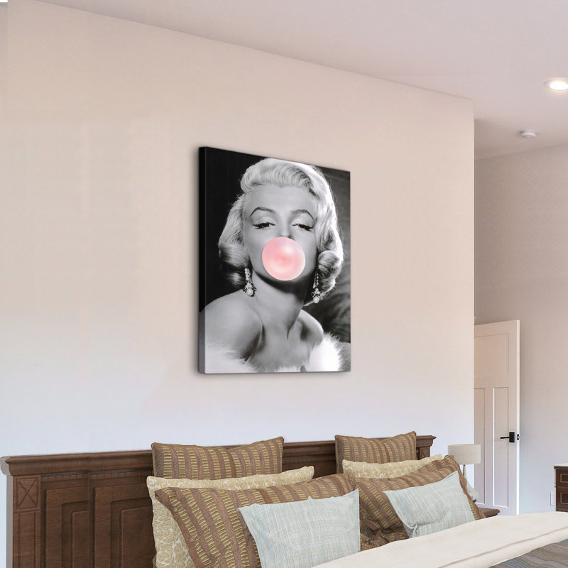 Art Portrait de Marilyn Monroe, Pop, culture, réalisme historique, gros plan, peinture sur toile
