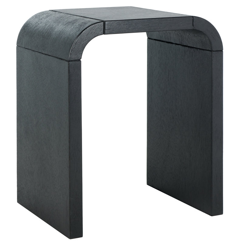 Rintaro Sled End Table, Black
