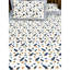 Ensemble de draps en coton Blue Space