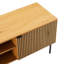 TV Stand With 2 Compartments In Natural Wood Effect Finish