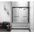 54.33" - 60" W x 60" H Double Sliding Semi-Frameless Tub Door-85752665
