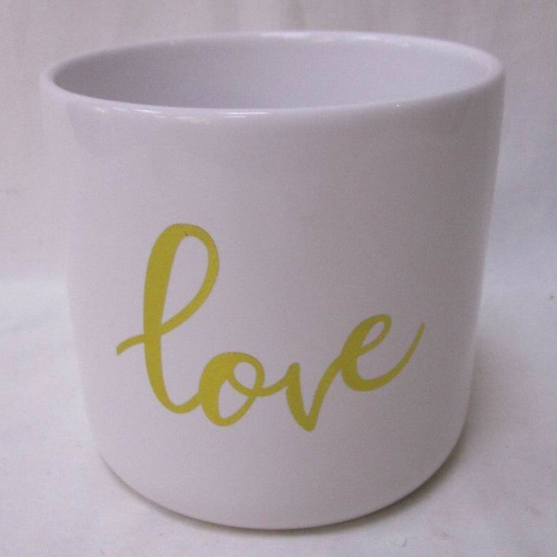 Cache-pot Love Love, H 4,7 po x l 4,3 po x P 4,3 po