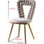 Fauteuil à dossier confortable avec tissu et cadre dorés pour le salon, café rembourré avec pieds thermolaqués-1343997561-1343997563
