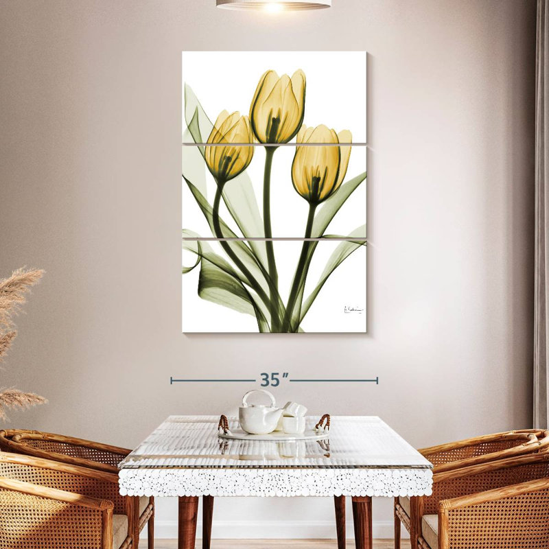 Bouquet de tulipes dorées Harnek, H 50 po x l 32 po