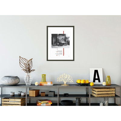 «Architecture is by Frank Lloyd Wright», reproduction sur toile encadrée