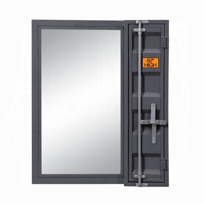 Cargo Vanity Mirror, Polished Chrome