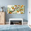 Plantes et fleurs - Branche d'arbre orange avec fruits et feuilles-1795825499