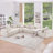 Breydan Oversized Floor Couch Foam-filled Sectional Sofa-1514898416