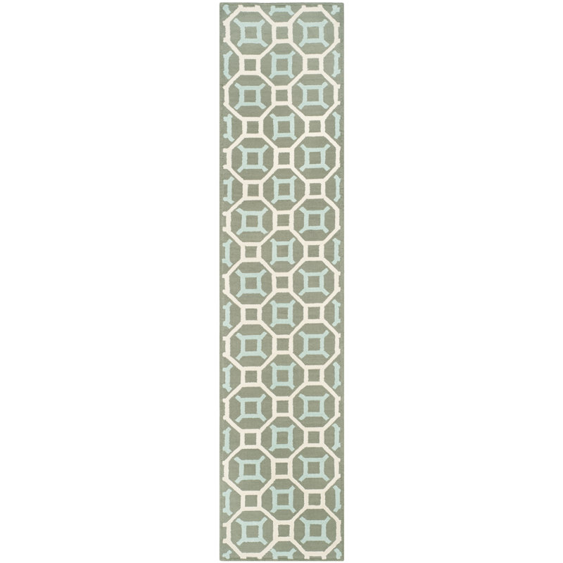 Tapis en coton Sheeran Newport, Tapis de couloir 2 pi 3 po x 10 pi