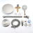 10" Wall Mounted Shower with High Pressure Rain Shower Head & 5-Function Handheld Shower Head-119092682