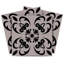 Carreaux amovibles pelez et collez gris foncé 8 po x 8 po-557156158-557156096