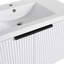 Meuble-lavabo flottant 36 po avec lavabo en résine et portes à fermeture en douceur Aether-123836442