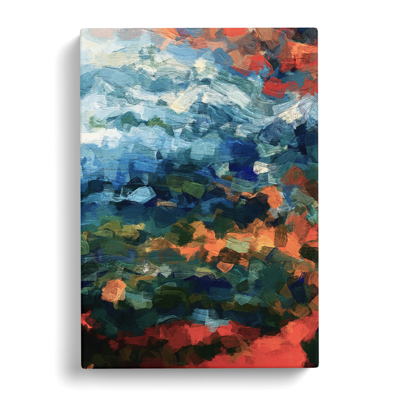 Welcome To The Angels Abstract - Wrapped Canvas, 76cm H x 50cm W x 3cm D