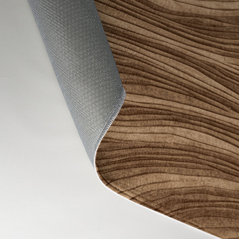 Tapis d'intérieur et d'extérieur brun Nature