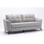 Ensemble de fauteuil Chair en velours gris
