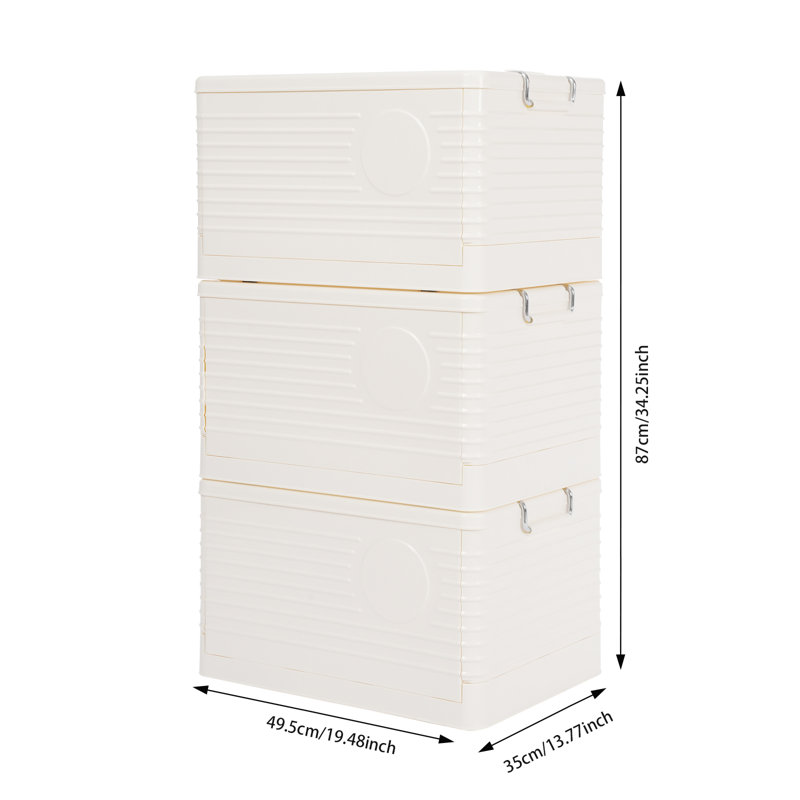 Folding Storage Bins, Stackable Storage Bins For Clothes, Storage Container