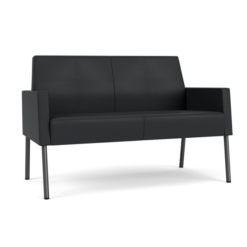 Causeuse Mystic, Acier gris anthracite, Modena Graphite