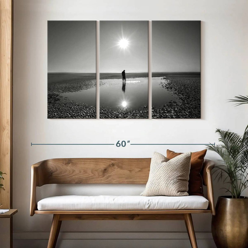 Gillard Solitude In Mono, 32" H x 50" W