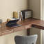 Élégant bureau de coin en bois massif de style rétro-964012185