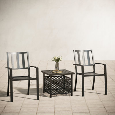 Ensemble bistro long pour 2 personnes Alyah