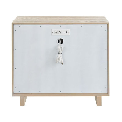 Modern 3 - Drawer Nightstand