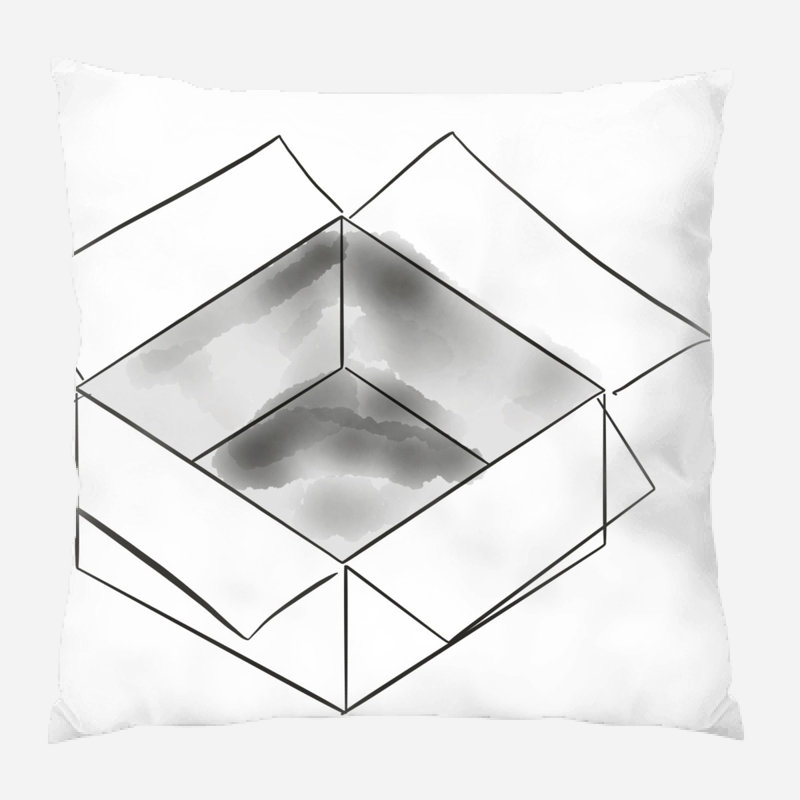 Coussin décoratif boîte Messier, Microsuède, Intérieur