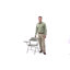 Chaise pliante en acier Mission