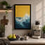Wave in Motion Modern - Wrapped Canvas-1720841576-1720841570