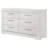 Rodrigues 6-drawer Dresser Cabinet White High Gloss-106920940