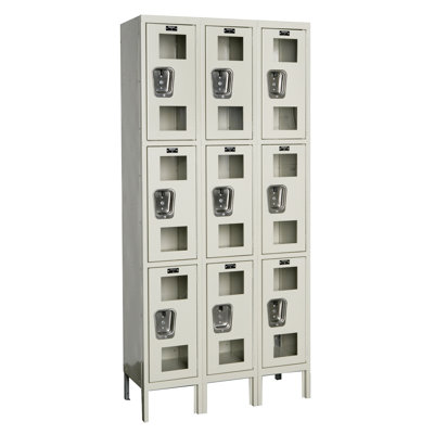 Safety-View Metal 3 - Tier 36'' Employee Locker