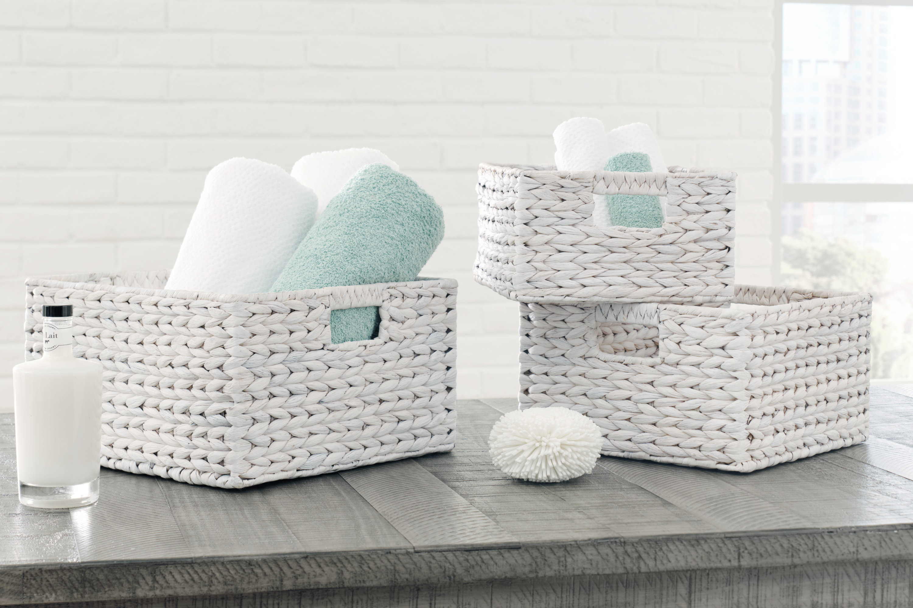 Bay Isle Home Saisha 3 Piece Wicker Basket Set Bay Isle Home