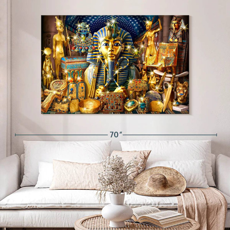 Keiri Treasures Of Egypt, 34" H x 51" W