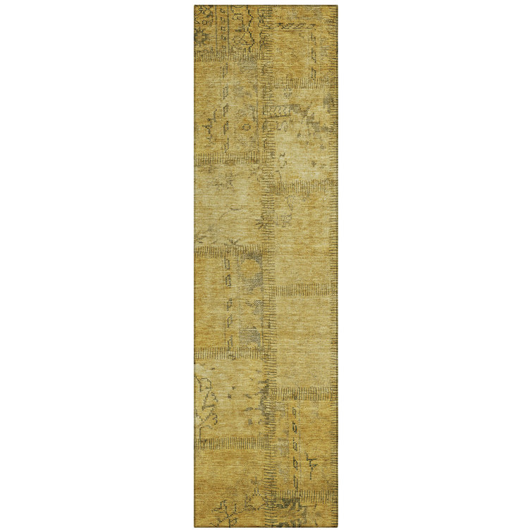Mirelys Washable Patchwork Indoor / Outdoor Rug