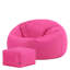 icon Adult Classic Beanbag Outdoor Waterproof Bean bags Ready Filled - Black-59248284-133860165
