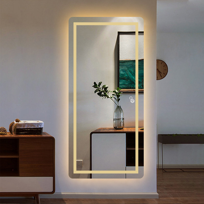 Miroir mural DEL, 47 po x 22 po